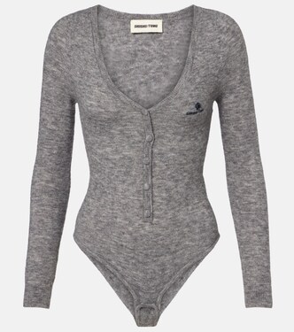 Logo wool-blend bodysuit | Shushu/Tong