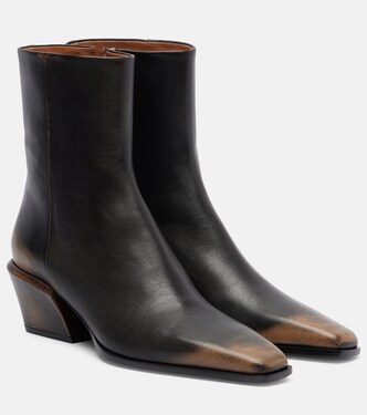 Bettina 50 leather ankle boots | Paris Texas