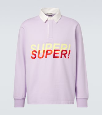 Embroidered cotton jersey polo shirt | JW Anderson