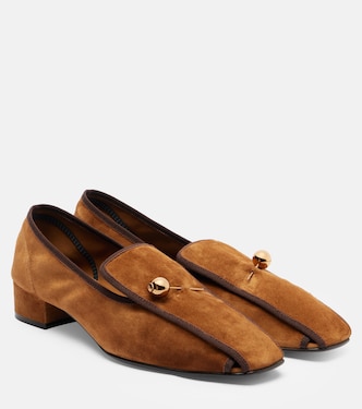 Showtime 30 suede loafer pumps | Herbert Levine