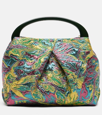 Crisp Small jacquard top-handle bag | Dries Van Noten