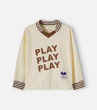 Play printed cotton jersey T-shirt | Mini Rodini