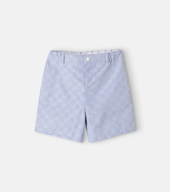 Bermuda-Shorts GG aus Baumwollpopeline | Gucci Kids