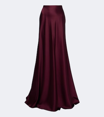Masina satin maxi skirt | Ralph Lauren Collection