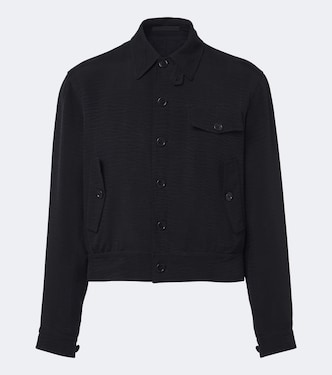 Jacquard blouson jacket | Giorgio Armani