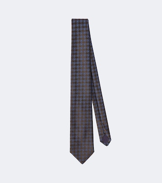 Krawatte aus Seiden-Jacquard | Charvet