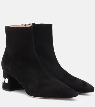 Ankle Boots aus Veloursleder | Miu Miu