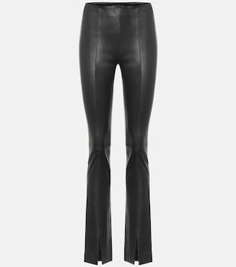 Pantalon Vegas Strip à taille haute en cuir | Stouls