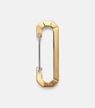 Einzelner Ohrring New York aus 18kt Gelbgold mit 18kt Weißgold | Eéra