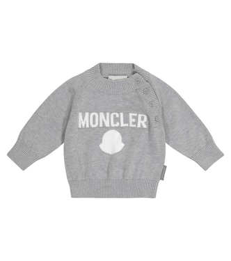 Baby logo cotton sweater | Moncler Enfant