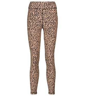 High-rise leopard print leggings | The Upside