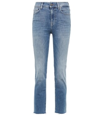 The Straight Crop mid-rise jeans | 7 For All Mankind