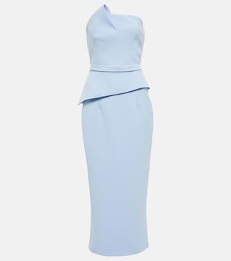 Delani peplum midi dress | Safiyaa