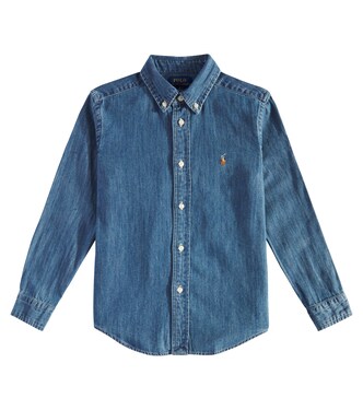 Chemise brodée en jean | Polo Ralph Lauren Kids