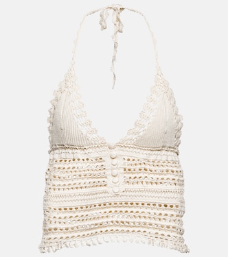 Frinley cotton crochet crop top | Isabel Marant