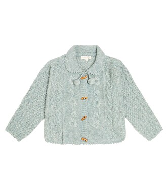 Khella wool and cotton cardigan | Louise Misha