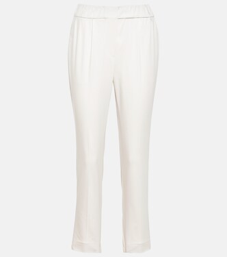Pantalon slim Pull Up à taille basse | Brunello Cucinelli
