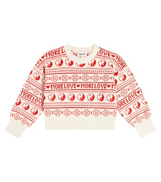 Gerrie intarsia cotton sweater | Molo