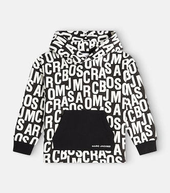 Logo cotton-blend jersey hoodie | Marc Jacobs Kids