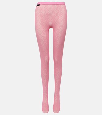 Leggings Moon Diamant aus Mesh | Marine Serre