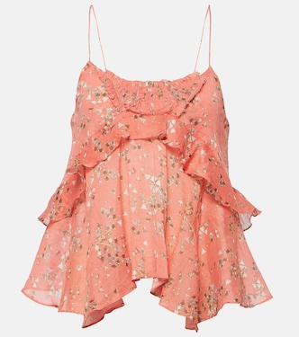 Anissa floral cotton and silk tank top | Isabel Marant