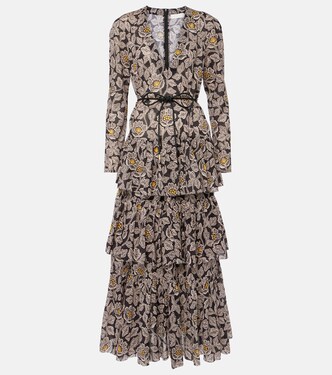 Bedrucktes Midikleid Ottie aus Baumwolle | Zimmermann