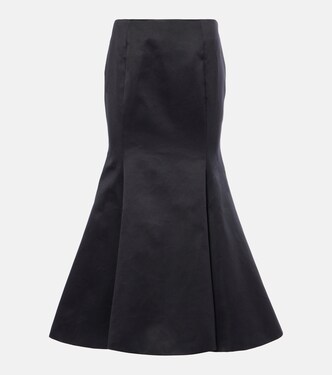 Burgeon satin midi skirt | Entire Studios