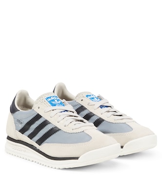 SL 72 RS suede-trimmed sneakers | Adidas Originals Kids