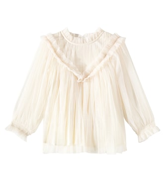 Sandra ruffled top | C'era Una Volta
