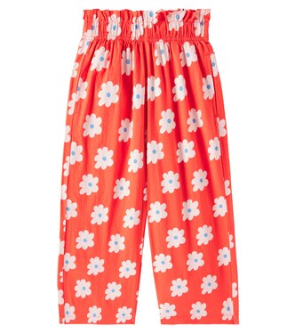 Floral cotton wide-leg pants | Jellymallow