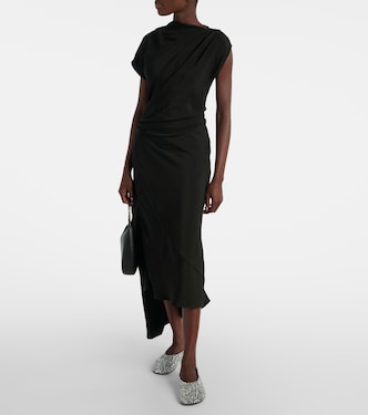 knee length dresses for ladies Threaded Pear Hallie High Waist Midi PLUS Dress  Zulily