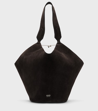 Lotus Small suede tote bag | Khaite