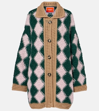 Crochet wool-blend cardigan | La DoubleJ