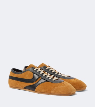 Sneakers in suede con pelle | Dries Van Noten