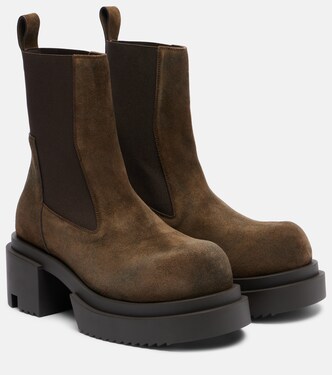 Beatle suede Chelsea boots | Rick Owens