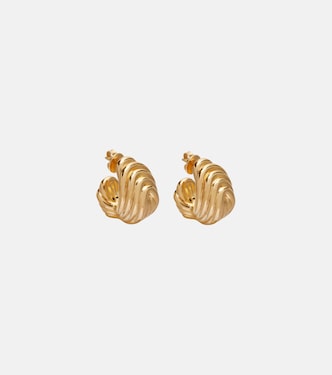 Gold-plated sterling silver earrings | Bottega Veneta