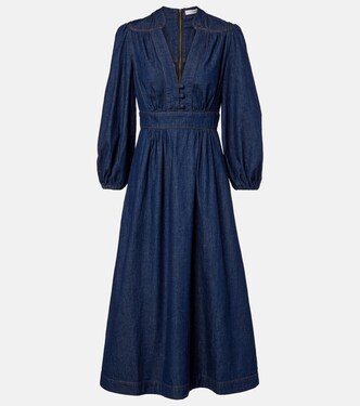 Midikleid Awaken aus Denim | Zimmermann