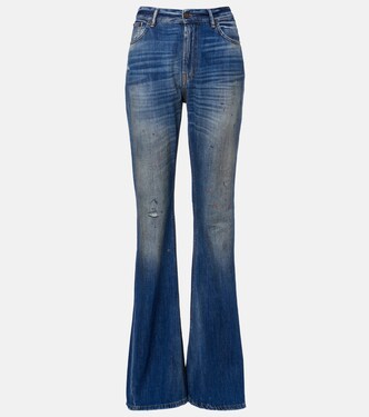 2025F distressed flared jeans | Acne Studios