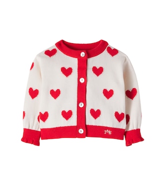 Baby Cardigan Maqui aus Baumwoll-Jacquard | The New Society