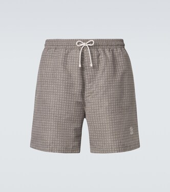 Logo swim trunks | Brunello Cucinelli