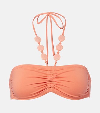 Lana beaded bikini top | Eres