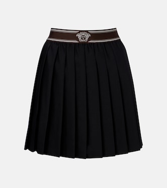 Minirock aus Wolle und Mohair | Versace