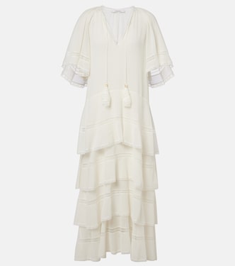 Vestido midi Dreamful en mezcla de algodón y seda | Dorothee Schumacher