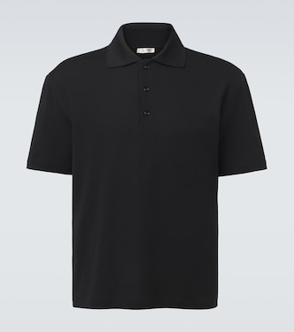 Mistral wool and silk polo shirt | The Row