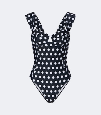 Lyra polka-dot swimsuit | Alexandra Miro