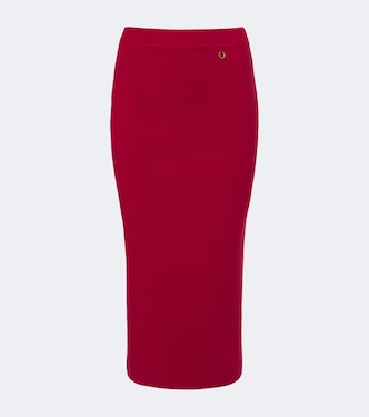 Wool and cashmere-blend midi skirt | Moncler