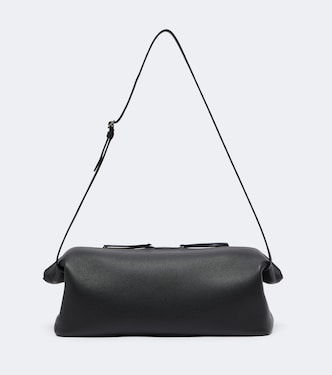 Kenza leather shoulder bag | Nour Hammour