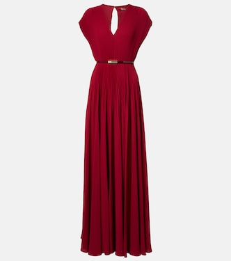 Elegante plissé georgette gown | Max Mara