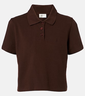  Cassandre cotton piqué polo shirt | Saint Laurent