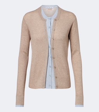 Cardigan aus Seide und Wolle | Acne Studios